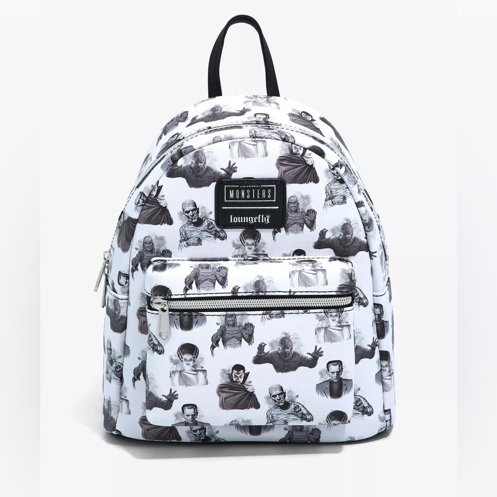 Loungefly Universal Monsters Icons Mini Backpack NWT